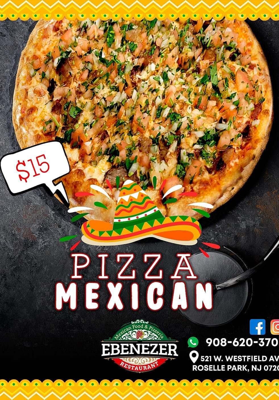 Mexican Pizza Flyer.
